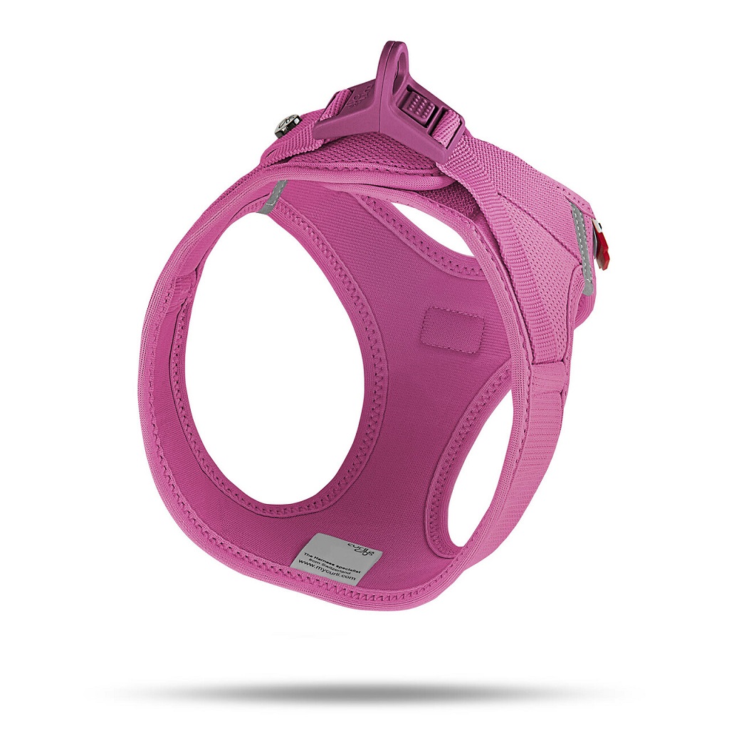 CURLI Postroj pro psy se sponou Air-Mesh Fuchsia 3XS