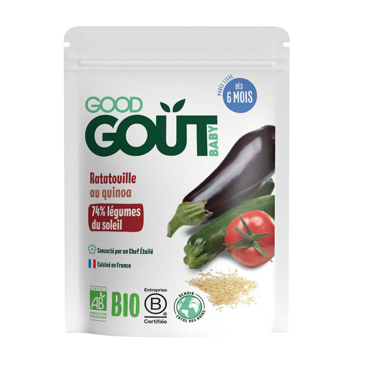 EXP: 30.08.2023 GOOD GOUT BIO Ratatouille s quinou 190 g Good Gout