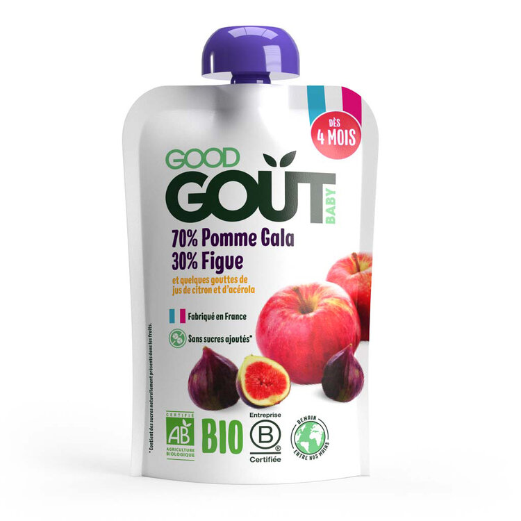 EXP: 20.09.2023 GOOD GOUT BIO Jablko a fíky 120 g Good Gout