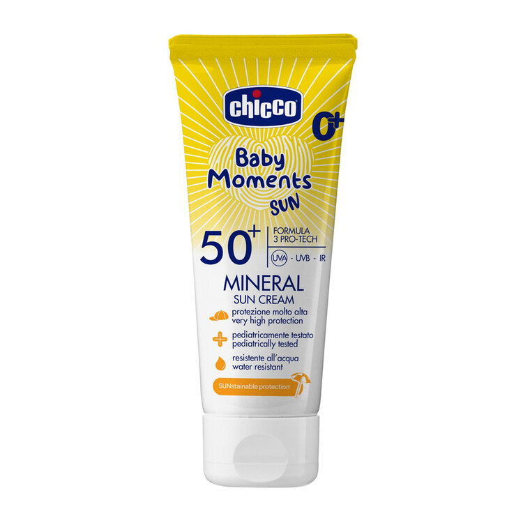 CHICCO Krém dětský na opalování s minerály SPF50+ 75ml