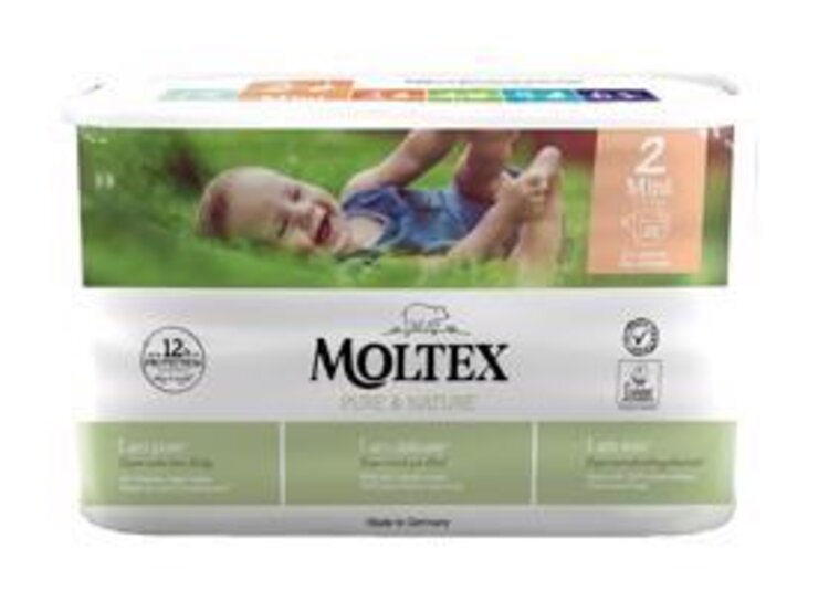 MOLTEX Pure&Nature Pleny jednorázové 2 Mini (3-6 kg) 38 ks Moltex