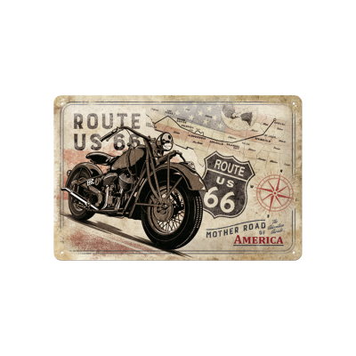 Plechová cedule - Route 66 Postershop Postershop