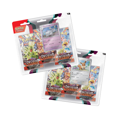 Pokémon TCG: SV03 Obsidian Flames - 3 Blister Booster Asmodée-Blackfire Asmodée-Blackfire