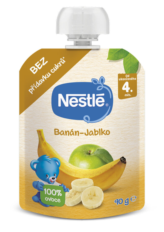 EXP: 30.11.2023 NESTLÉ Kapsička banán a jablko 90 g Nestlé