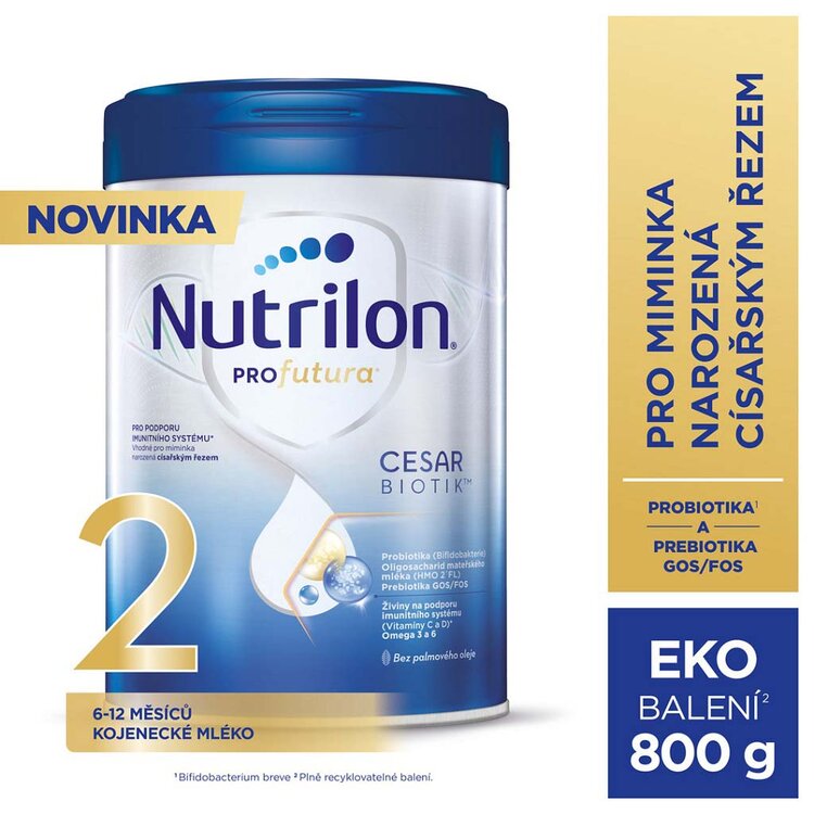 EXP: 09.12.2023 NUTRILON Profutura CESARBIOTIK 2 kojenecké mléko 800 g Nutrilon