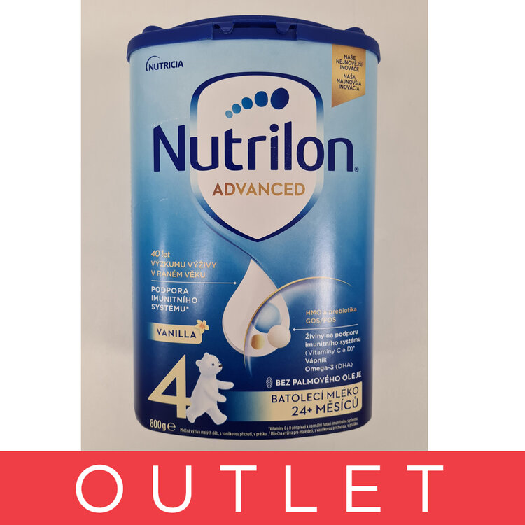 EXP: 12.8.2024 NUTRILON 4 Vanilla batolecí mléko 800 g