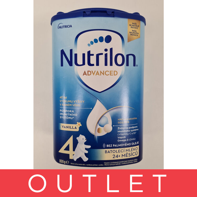 EXP: 2.4.2024 NUTRILON 4 Vanilla batolecí mléko 800 g