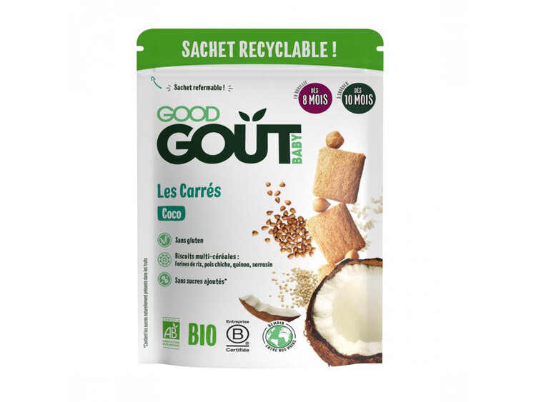 EXP: 30.01.2024 GOOD GOUT BIO Kokosové polštářky 50 g Good Gout