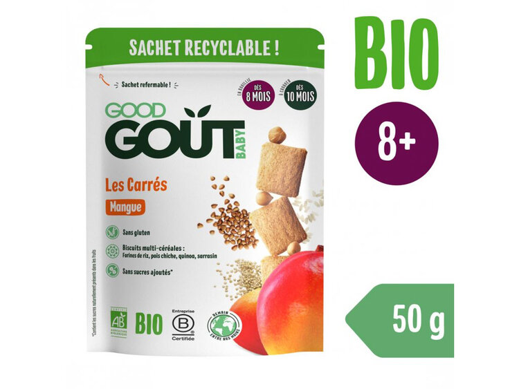 EXP: 25.01.2024 GOOD GOUT BIO Mangové polštářky 50 g Good Gout