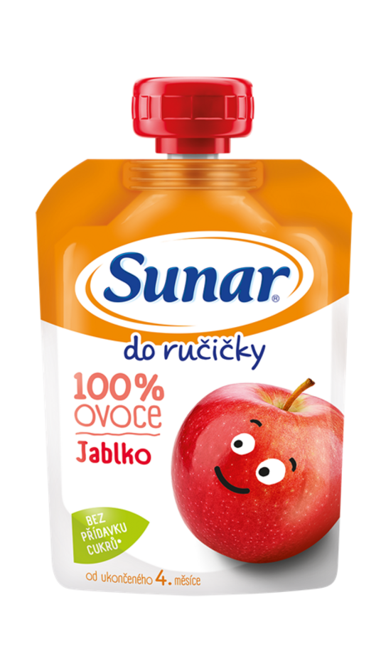 Sunar kapsička Do ručičky jablko 100g Sunar