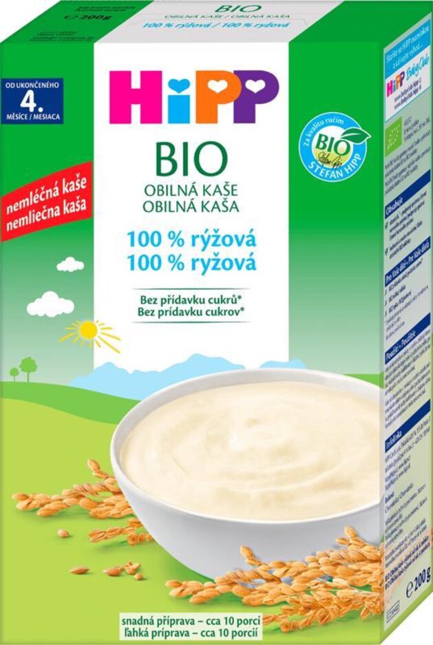 HiPP Kaše nemléčná Bio obilná rýžová 200 g HiPP