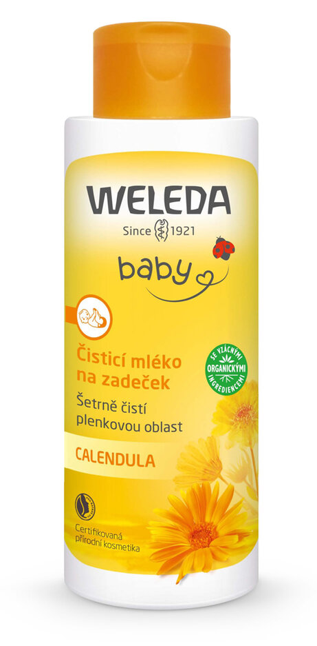 WELEDA Mléko čisticí na zadeček 400 ml Weleda