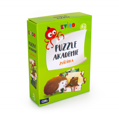 Puzzle akademie - Zvířátka Albi Albi