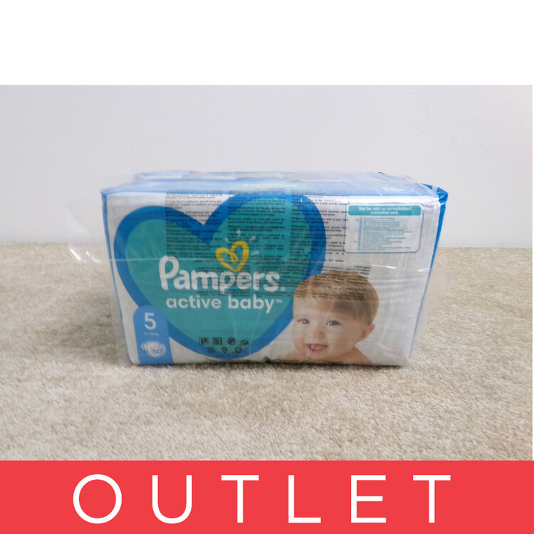 PAMPERS Active Baby Pleny jednorázové 5 (11-16 kg) 150 ks - MĚSÍČNÍ ZÁSOBA Pampers