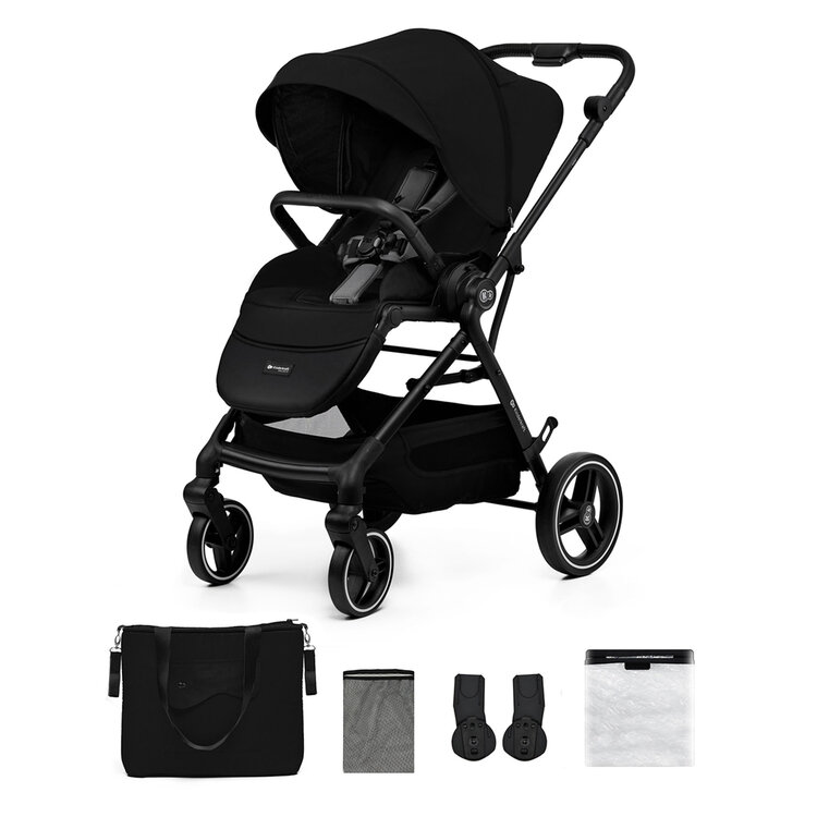 KINDERKRAFT SELECT Kočárek sportovní Yoxi Pure Black Kinderkraft select