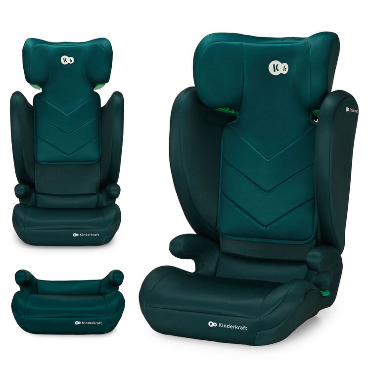 KINDERKRAFT Autosedačka i-Spark i-Size 100-150 cm Green Kinderkraft