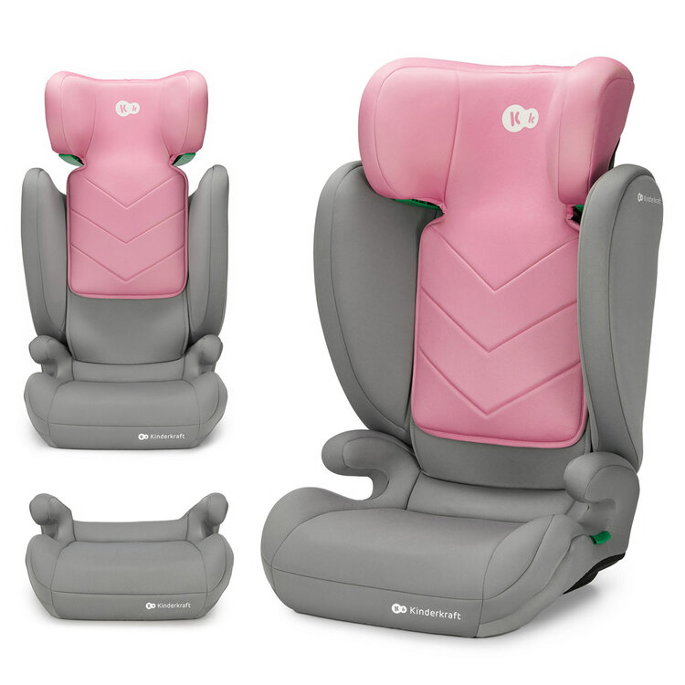 KINDERKRAFT Autosedačka i-Spark i-Size 100-150 cm Pink Kinderkraft