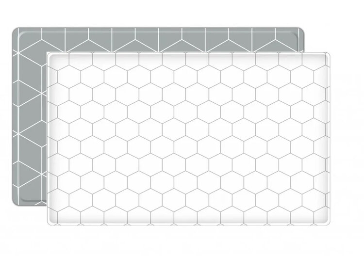 LALALU Podložka na hraní Premium Hexagon 190x130 cm Lalalu