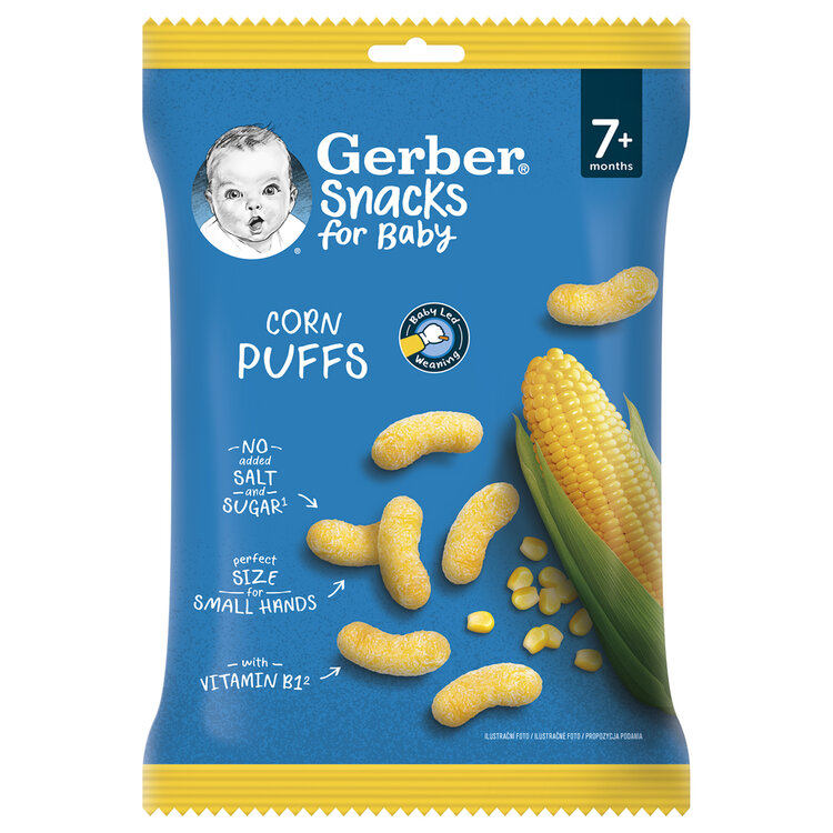 GERBER Snacks kukuřičné křupky 28 g