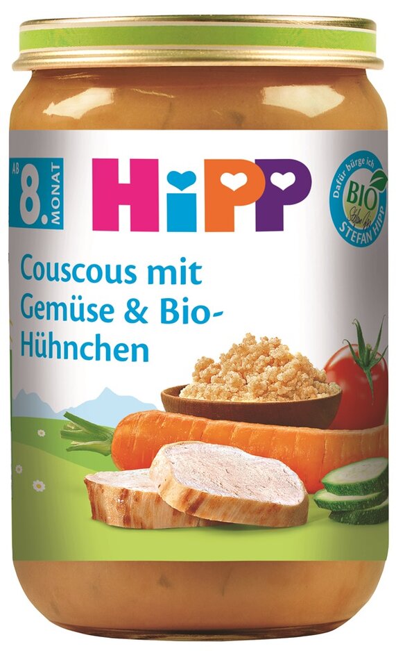 HiPP BIO Kuskus se zeleninou a kuřecí maso 220 g