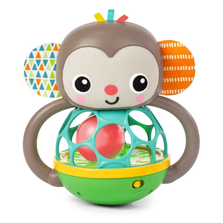 OBALL Hračka multisenzorická Grab & Giggle Monkey™ 6m+ Oball