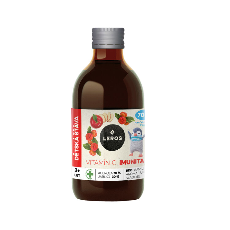 LEROS Šťáva dětská Imunita Vitamín C 250ml Leros Baby