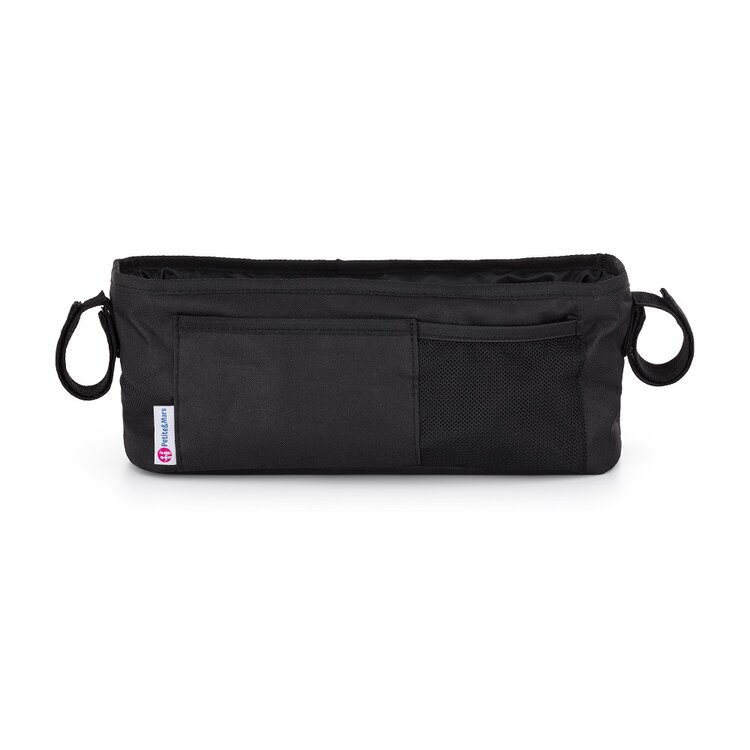 PETITE&MARS Organizér na kočárek Pocket Absolute Black Petite&Mars