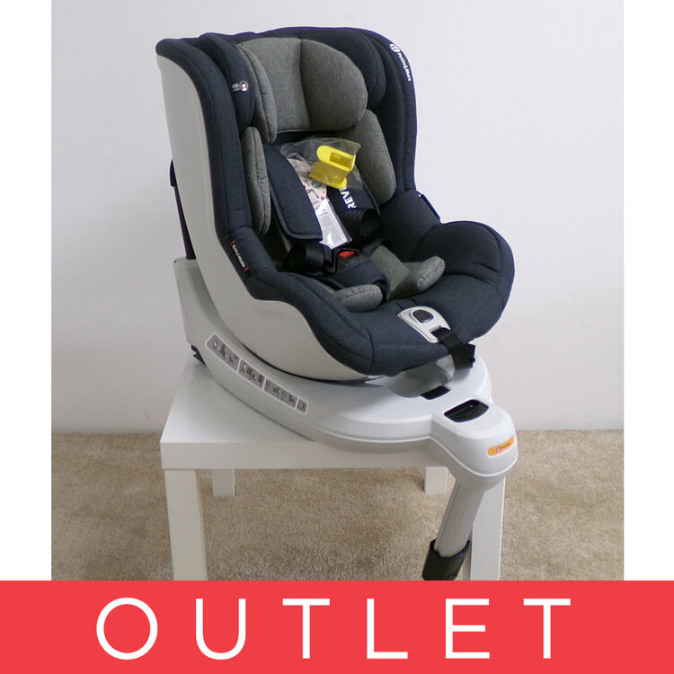 PETITE&MARS Autosedačka Reversal II Isofix Grey (0-18 kg) Petite&Mars