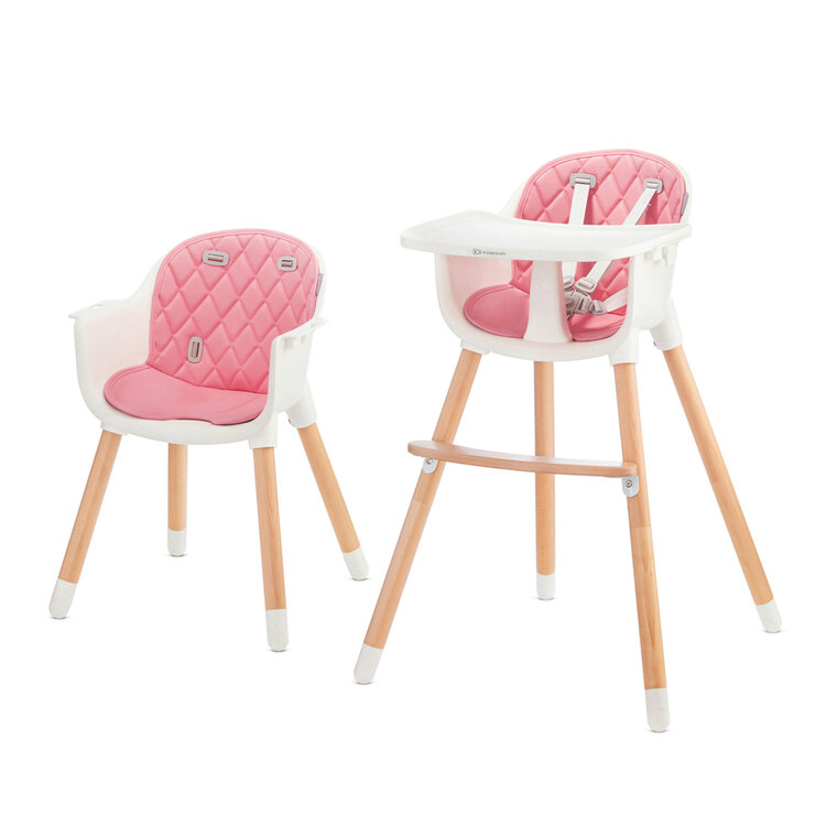 KINDERKRAFT Židlička jídelní Sienna pink Kinderkraft