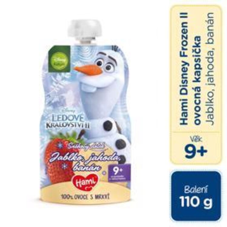 EXP: 20.06.2024 HAMI Disney Frozen Olaf ovocnozeleninová kapsička Jablko