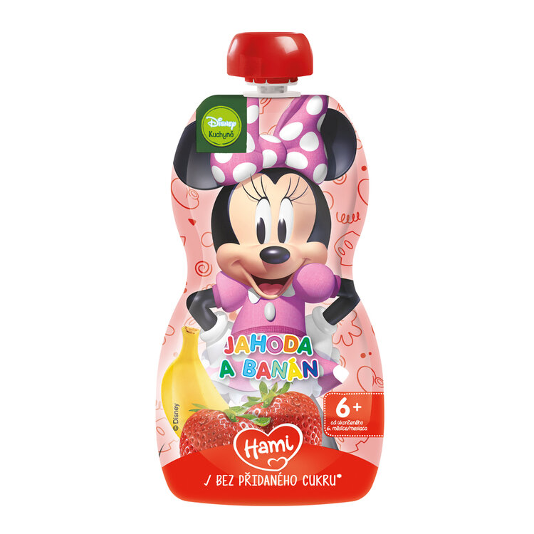 EXP: 06.07.2024 HAMI Kapsička ovocná Minnie Jahoda a banán 110g