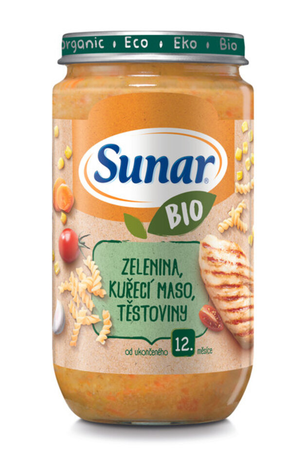 EXP: 25.07.2024 SUNAR BIO příkrm zelenina