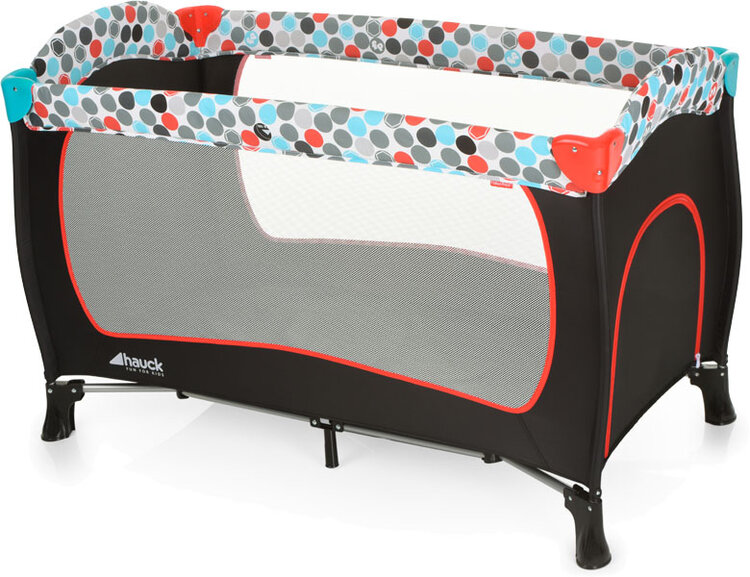 HAUCK Cestovní postýlka Sleep'n Play Plus - Gumball black Hauck