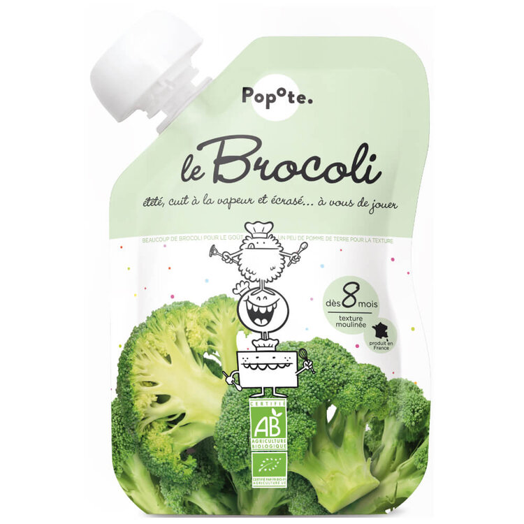 EXP: 28.06.2024 POPOTE Kapsička bio brokolice 120 g