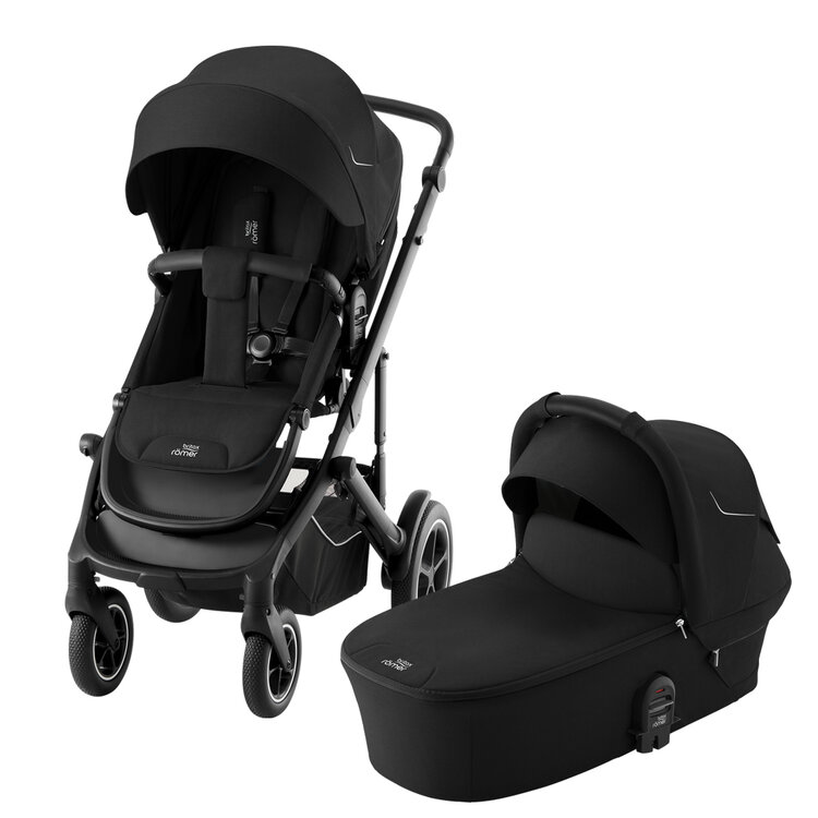 BRITAX RÖMER Set kočárek Smile 5Z + hluboká korba Space Black Diamond collection Britax Römer