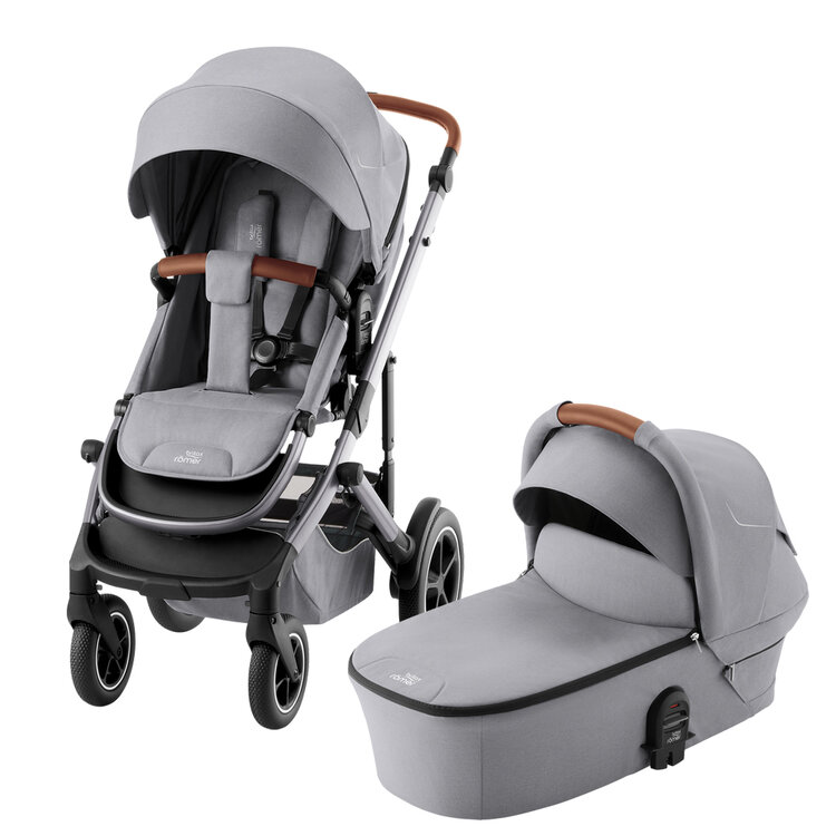 BRITAX RÖMER Set kočárek Smile 5Z + hluboká korba Frost Grey Diamond collection Britax Römer