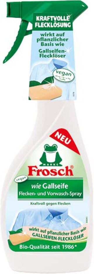 EXP: 24.08.2024 FROSCH Spray na skvrny ala "žlučové mýdlo" 500 ml Frosch