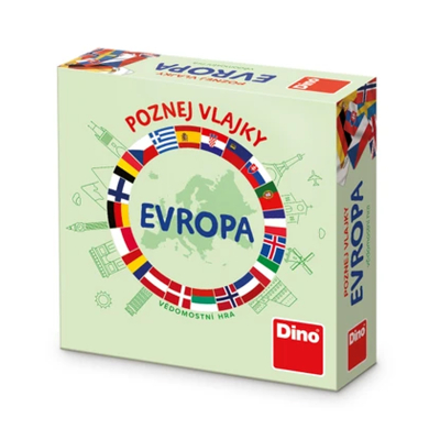 Poznej vlajky - Evropa Dino Dino