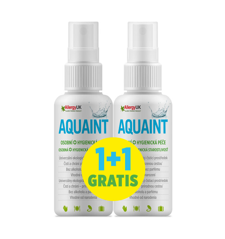 AQUAINT 100% ekologická čisticí voda 50 ml + DÁREK Aquaint 50ml Aquaint