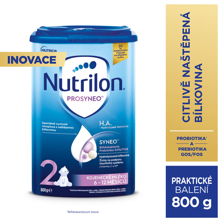 EXP: 11.09.2024 NUTRILON 2 HA PROSYNEO speciální pokračovací kojenecké mléko 800 g Nutrilon