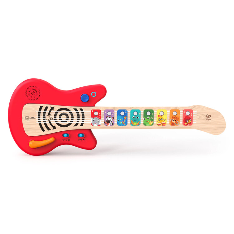 BABY EINSTEIN Hračka dřevěná hudební kytara Together in Tune Guitar™ Connected Magic Touch™ HAPE 6m+ Baby Einstein