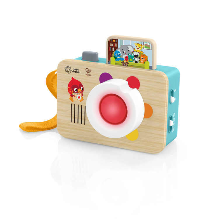 BABY EINSTEIN Hračka interaktivní se zvukem fotoaparát HAPE 6m+ Baby Einstein