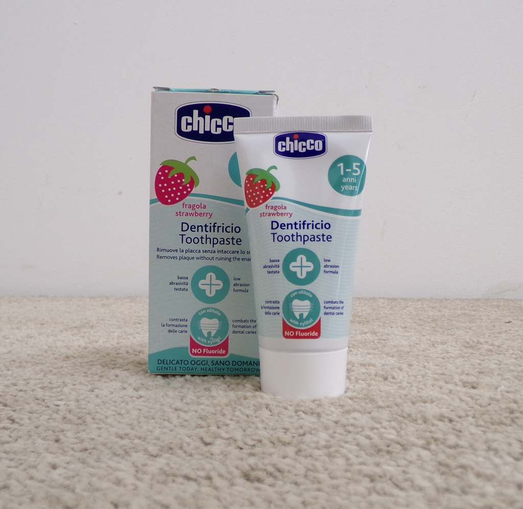 CHICCO Pasta zubní Jahoda bez fluoru 50ml