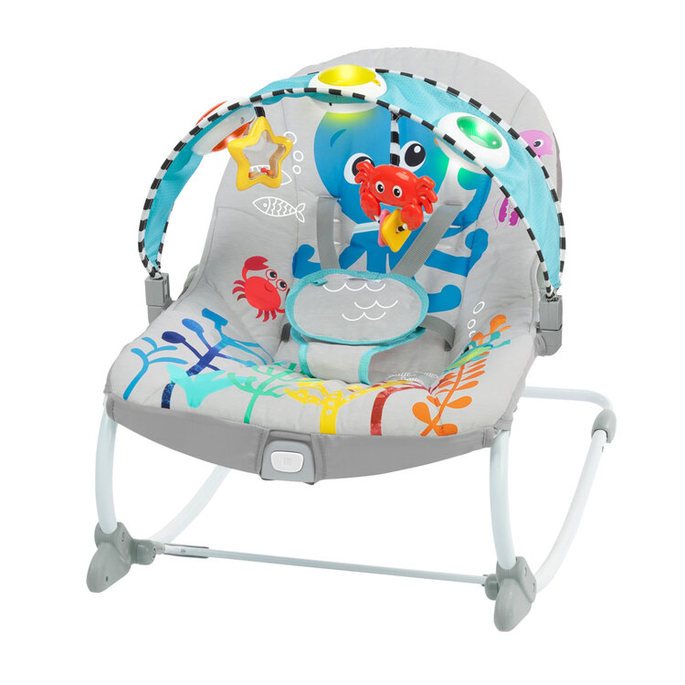 BABY EINSTEIN Lehátko hudební vibrační Kick to It Opus do 18kg Baby Einstein