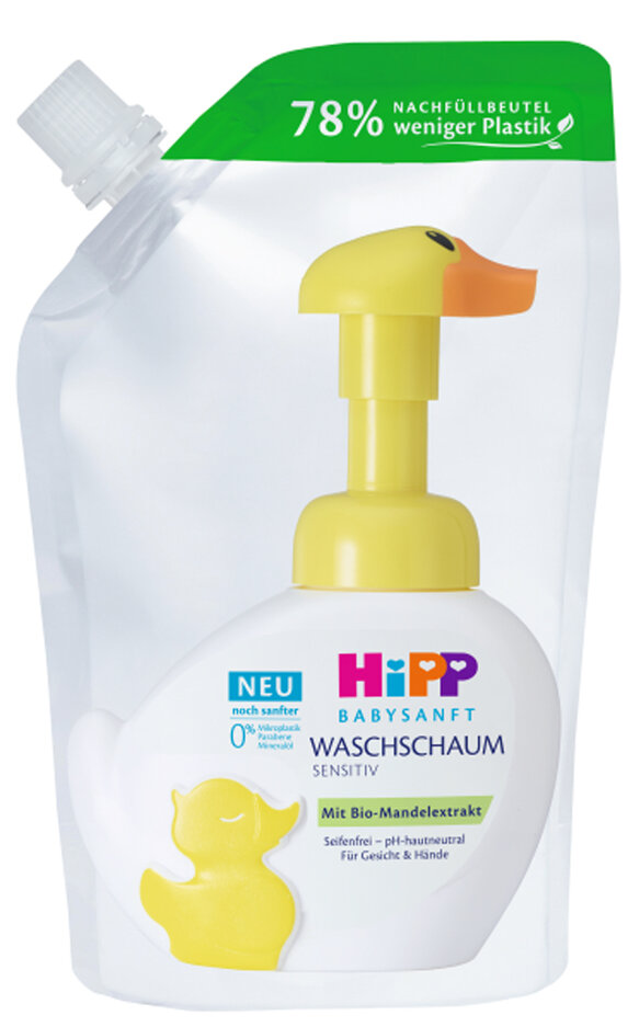 HiPP Babysanft Pěna na mytí - náhradní náplň 250 ml HiPP