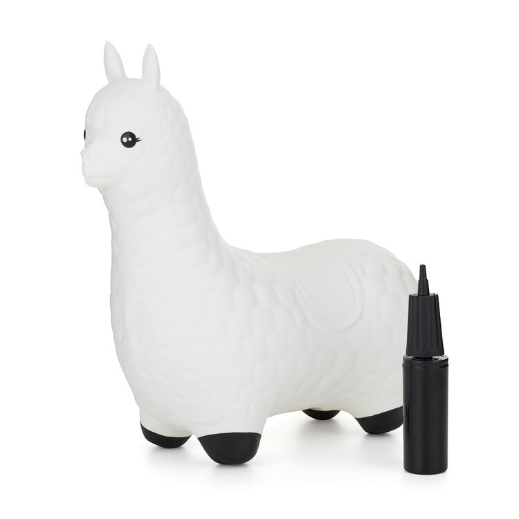 FEEDO Zvířátko skákající Llama White Feedo