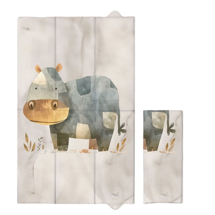 CEBA Podložka přebalovací cestovní (80x50) Basic Cosy Hippo Ceba