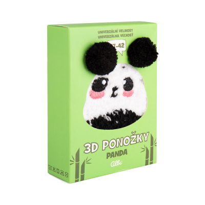 3D ponožky - Panda Albi Albi