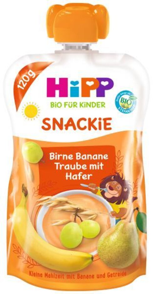 EXP: 05.02.2025 HiPP BIO Sport Hruška-Banán-Bílé hrozno-Oves 120 g HiPP