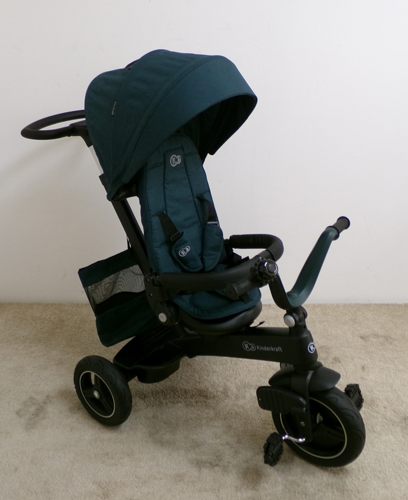 KINDERKRAFT SELECT Tříkolka Easytwist Midnight Green